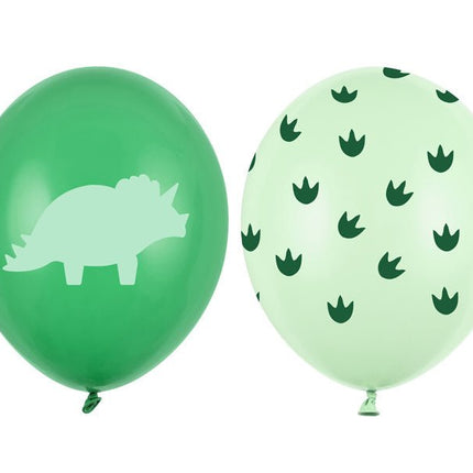 Dinosaurus Ballonnen 30cm 50st van Partydeco koop je bij Partywinkel