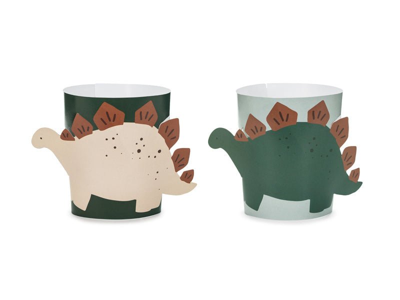 Dinosaurus Bekerhulzen 29,5cm 6st van Partydeco koop je bij Partywinkel