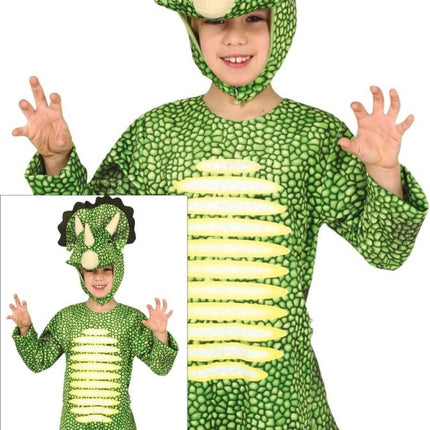 Dinosaurus Kostuum Kind Lichtgroen van Fiestas Guirca koop je bij Partywinkel