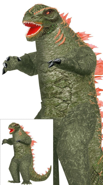Dinosaurus Pak Groen Opblaasbaar van Fiestas Guirca koop je bij Partywinkel
