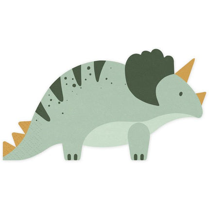 Dinosaurus Servetten 18cm 12st van Partydeco koop je bij Partywinkel