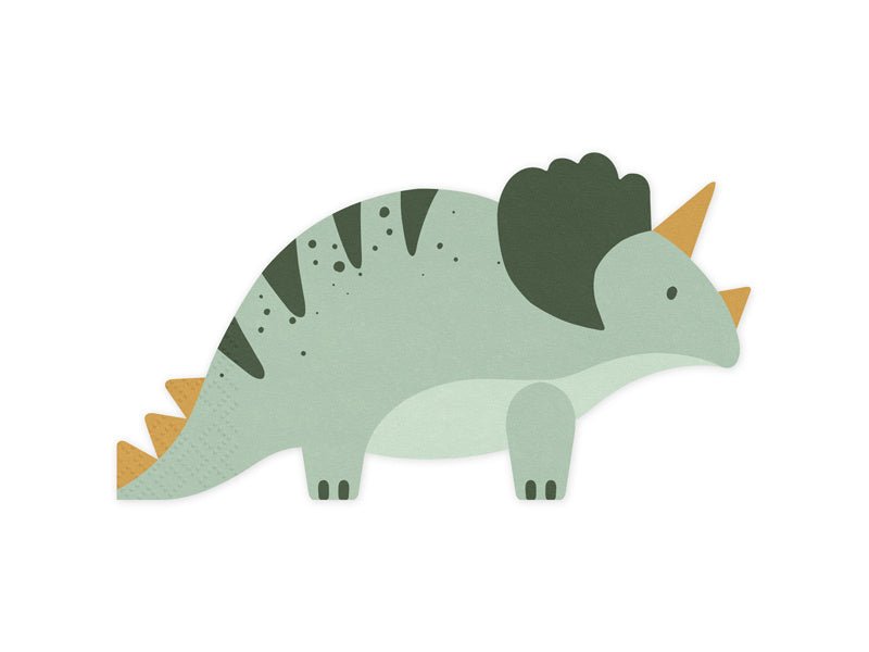 Dinosaurus Servetten 18cm 12st van Partydeco koop je bij Partywinkel