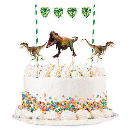 Dinosaurus Taarttopper 4 delig van Boland koop je bij Partywinkel
