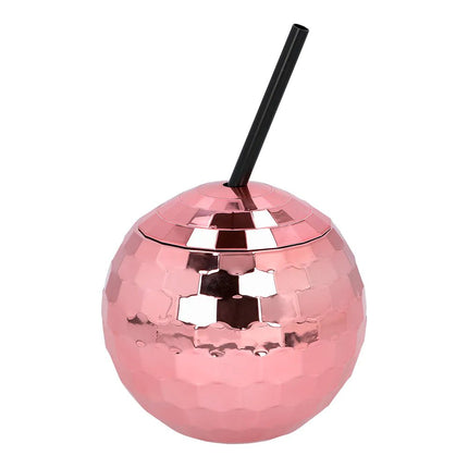 Disco 70S Beker Roze 650ml van Boland koop je bij Partywinkel