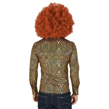 Disco 70S Blouse Goud Heren van Widmann koop je bij Partywinkel