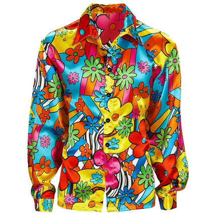 Disco 70S Blouse Heren van Widmann koop je bij Partywinkel