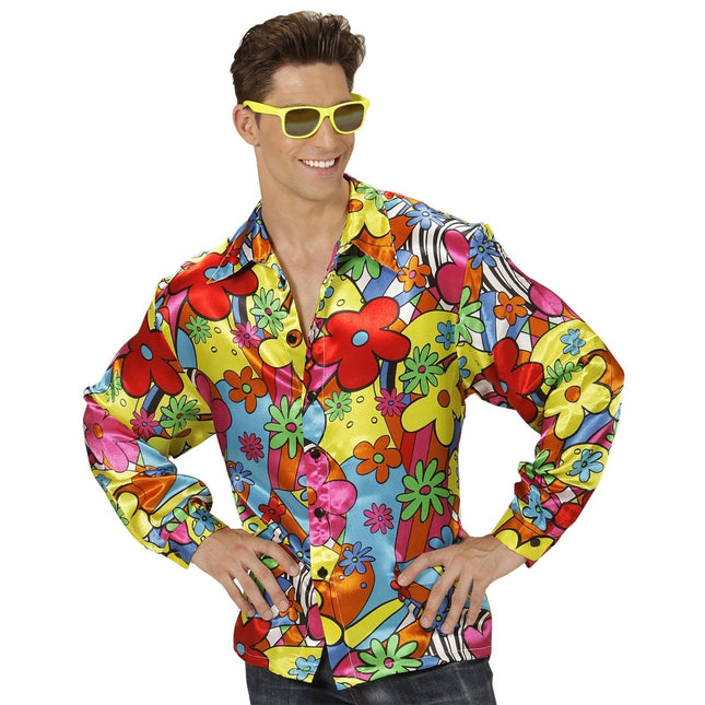 Disco 70S Blouse Heren van Widmann koop je bij Partywinkel