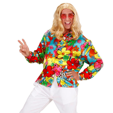 Disco 70S Blouse Heren van Widmann koop je bij Partywinkel