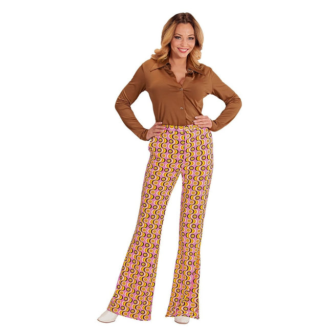 Disco 70S Broek Dames van Widmann koop je bij Partywinkel