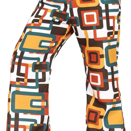 Disco 70S Broek Dames Vierkant van Fiestas Guirca koop je bij Partywinkel