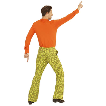 Disco 70S Broek Groen Heren van Widmann koop je bij Partywinkel