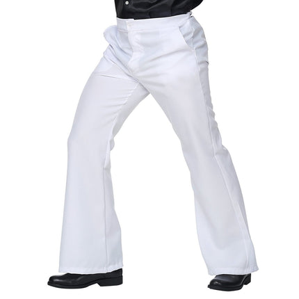 Disco 70S Broek Wit Heren van Widmann koop je bij Partywinkel