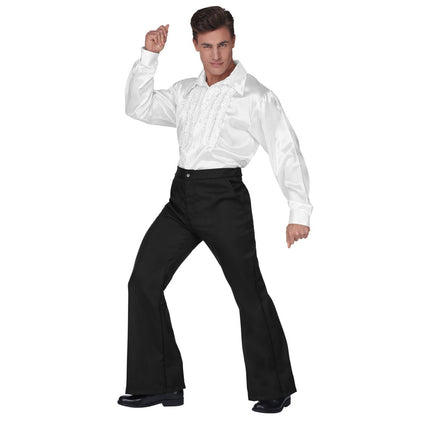 Disco 70S Broek Zwart Heren van Widmann koop je bij Partywinkel