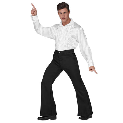 Disco 70S Broek Zwart Heren van Widmann koop je bij Partywinkel