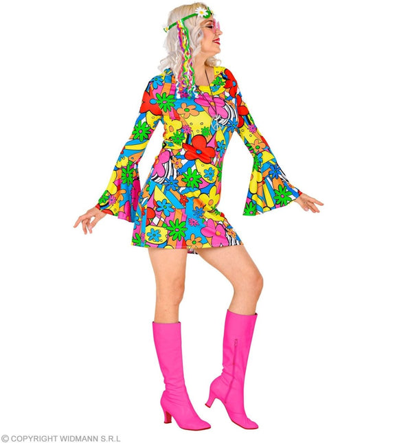 Disco 70S Jurk Dames van Widmann koop je bij Partywinkel