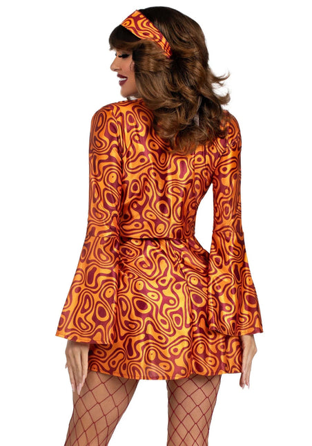 Disco 70S Jurk Dames Leg Avenue van Leg Avenue koop je bij Partywinkel