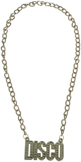 Disco 70S Ketting Goud van Fiestas Guirca koop je bij Partywinkel