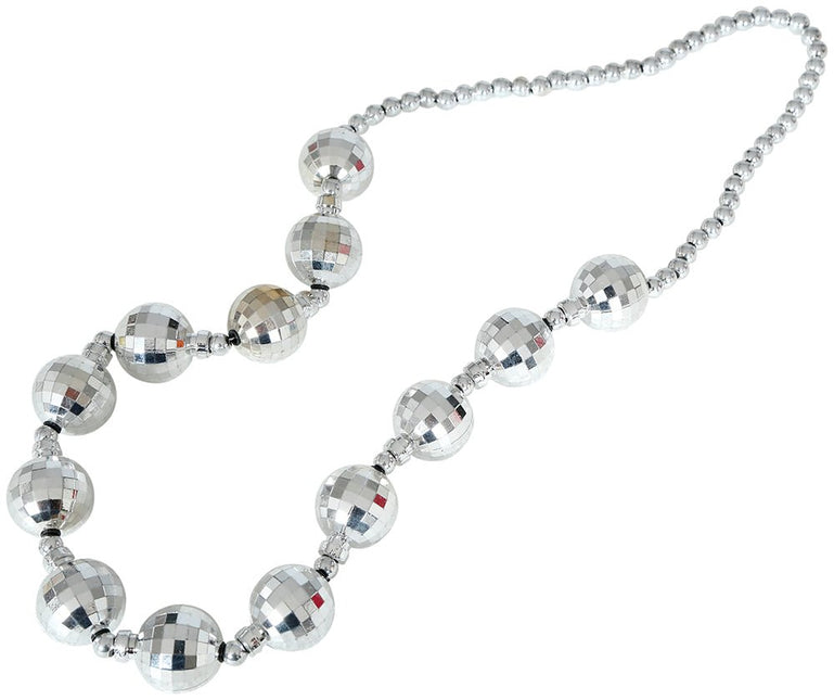 Disco 70S Ketting Zilver van Fiestas Guirca koop je bij Partywinkel