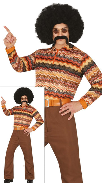 Disco 70S Kostuum Gekleurd Heren van Fiestas Guirca koop je bij Partywinkel