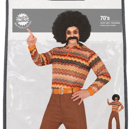 Disco 70S Kostuum Gekleurd Heren van Fiestas Guirca koop je bij Partywinkel