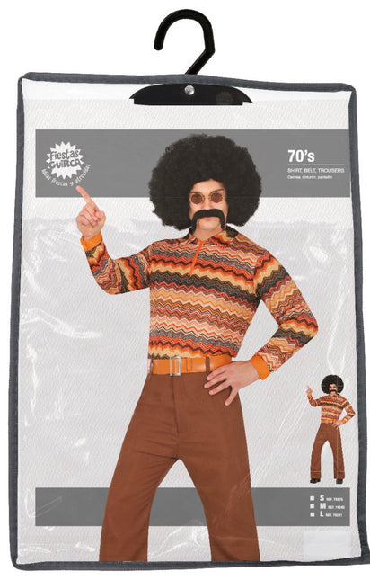 Disco 70S Kostuum Gekleurd Heren van Fiestas Guirca koop je bij Partywinkel