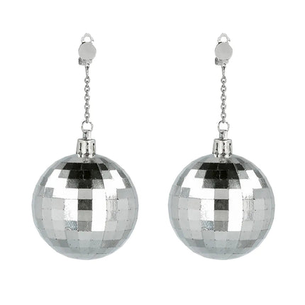 Disco 70S Oorbellen Zilver van Boland koop je bij Partywinkel