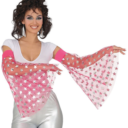Disco 70S Vlindermouwen Sterren van Fiestas Guirca koop je bij Partywinkel