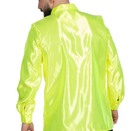Disco Blouse Ruches Lime Groen van Wilbers & Wilbers koop je bij Partywinkel