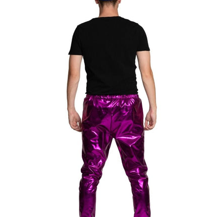 Disco Broek Paars van Partychimp koop je bij Partywinkel
