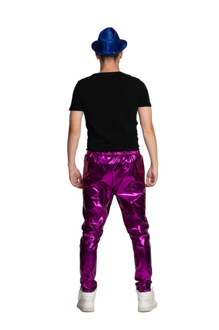Disco Broek Paars van Partychimp koop je bij Partywinkel