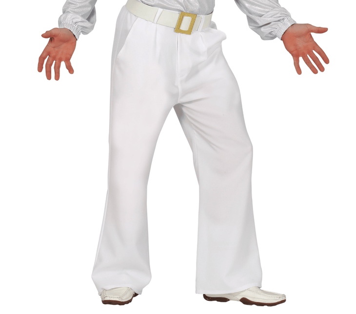 Disco Broek Wit van Fiestas Guirca koop je bij Partywinkel