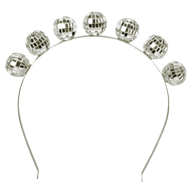 Disco Haarband Discoballen van Boland koop je bij Partywinkel