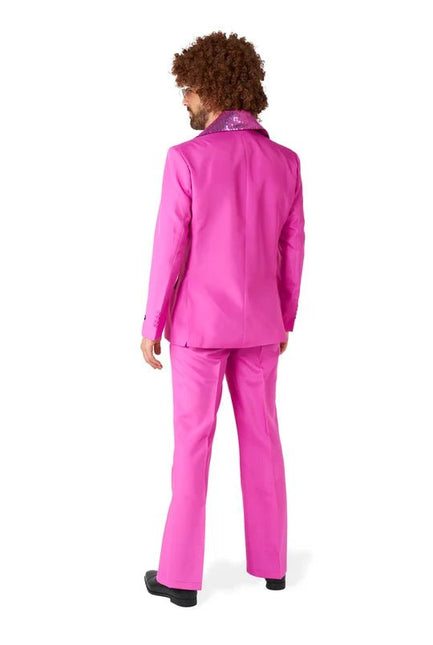 Disco Kostuum Heren Roze 2-delig van OppoSuits koop je bij Partywinkel