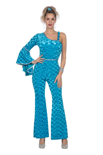 Disco Pak Blauw Dames 2 delig van Wilbers & Wilbers koop je bij Partywinkel