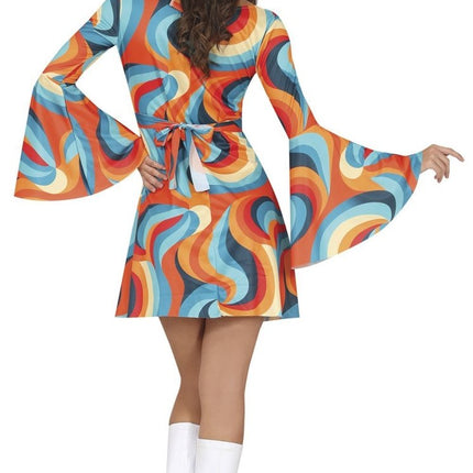 Disco Pak Blauw Oranje Dames van Fiestas Guirca koop je bij Partywinkel