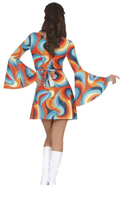 Disco Pak Blauw Oranje Dames van Fiestas Guirca koop je bij Partywinkel