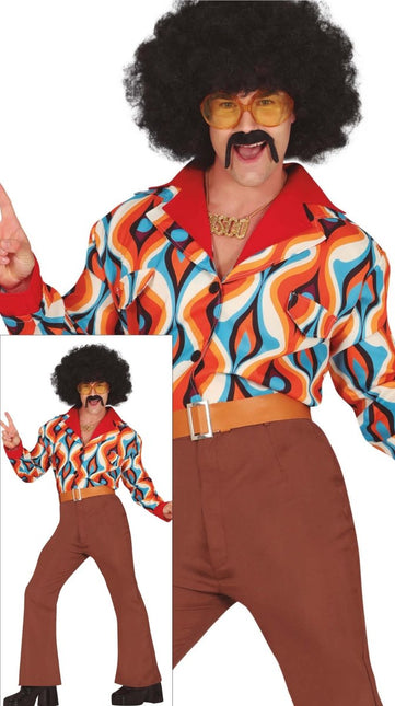 Disco Pak Blauw Oranje Heren van Fiestas Guirca koop je bij Partywinkel