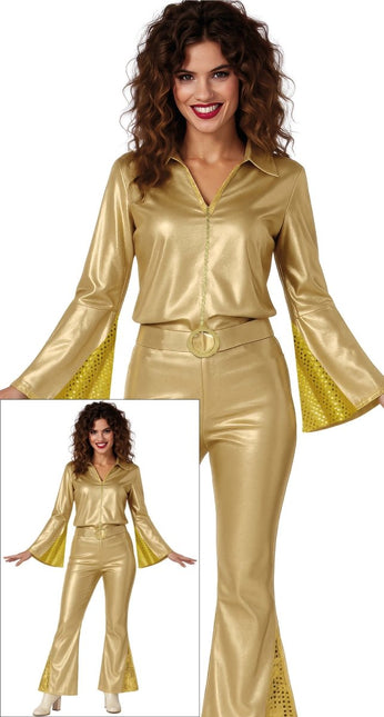 Disco Pak Goud Dames 3 delig van Fiestas Guirca koop je bij Partywinkel