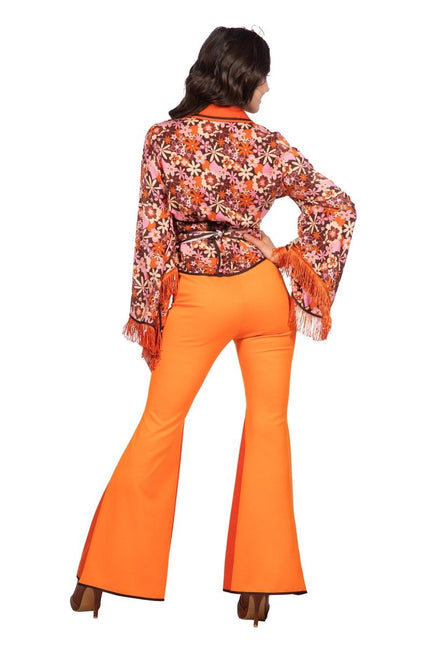 Disco Pak Oranje Dames 2 delig van Wilbers & Wilbers koop je bij Partywinkel