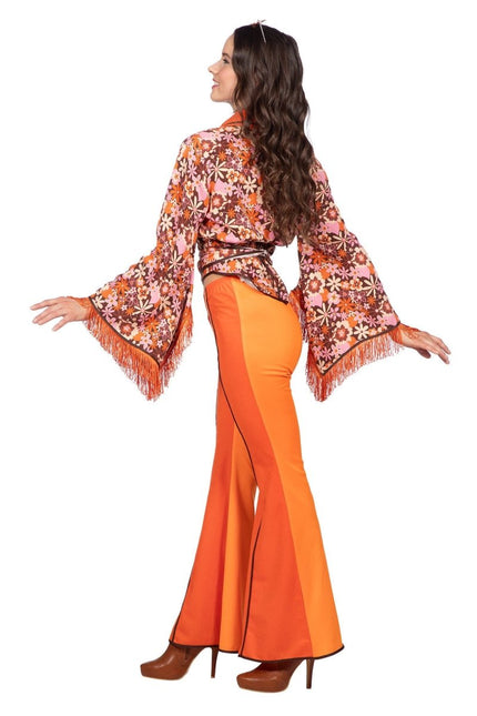 Disco Pak Oranje Dames 2 delig van Wilbers & Wilbers koop je bij Partywinkel