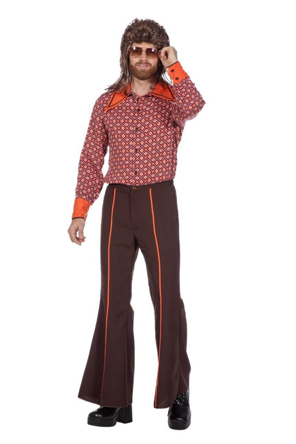 Disco Pak Oranje Heren 2 delig van Wilbers & Wilbers koop je bij Partywinkel