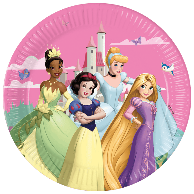 Disney Prinsessen Borden 23cm 8st van Procos koop je bij Partywinkel