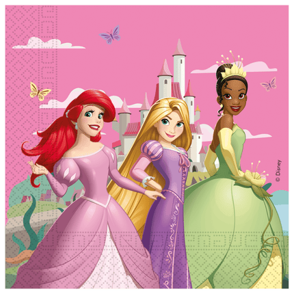 Disney Prinsessen Servetten 33cm 20st van Procos koop je bij Partywinkel