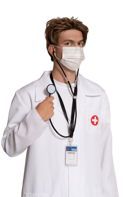Dokter Kostuum Wit 4 delig van PartyXclusive koop je bij Partywinkel