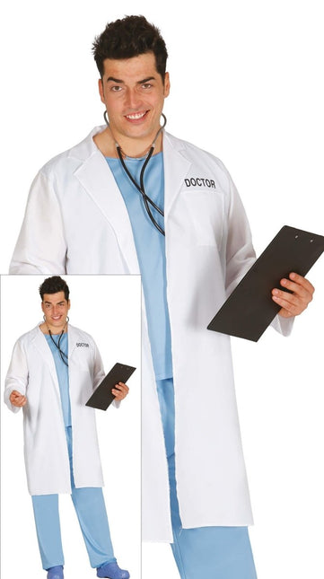Dokter Kostuum Wit Heren van Fiestas Guirca koop je bij Partywinkel