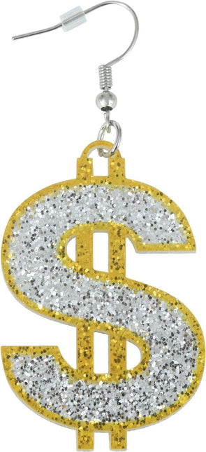 Dollar earrings van Fiestas Guirca koop je bij Partywinkel