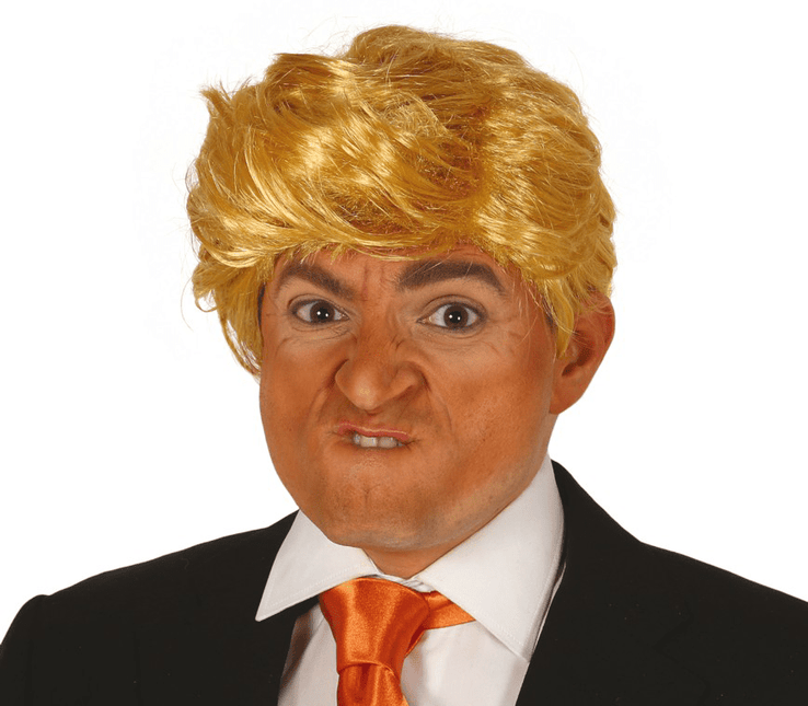 Donald Trump Pruik President van Fiestas Guirca koop je bij Partywinkel