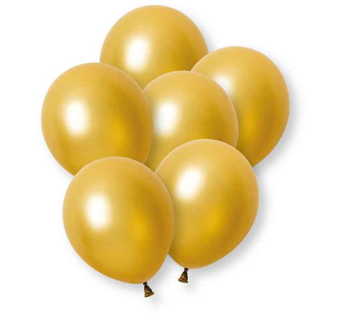 Donker Gouden Ballonnen Premium 30cm 8st van Unique koop je bij Partywinkel