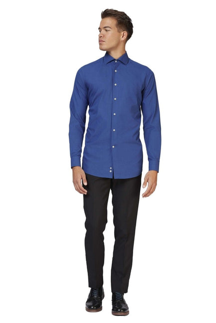 Donkerblauw Overhemd Heren OppoSuits van OppoSuits koop je bij Partywinkel
