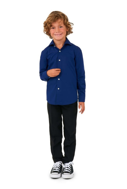 Donkerblauw Overhemd Jongen OppoSuits van OppoSuits koop je bij Partywinkel
